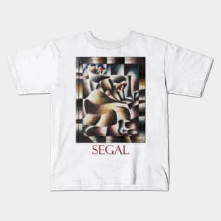 Woman Reading (1920) by Arthur Segal Kids T-Shirt